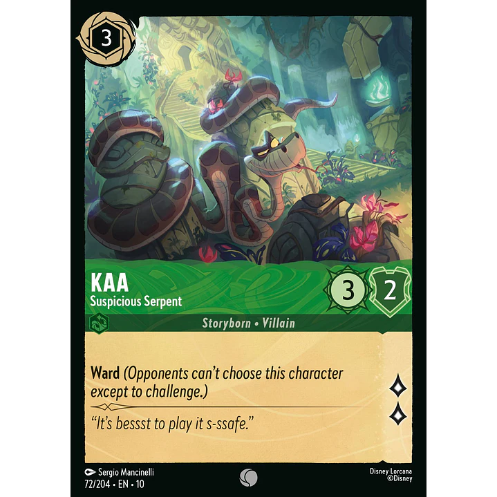 072/204 Kaa - Suspicious Serpent 1