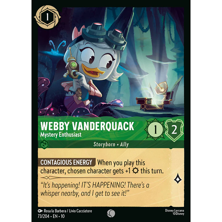 073/204 Webby Vanderquack - Mystery Enthusiast 1