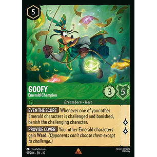 091/204 Goofy - Emerald Champion