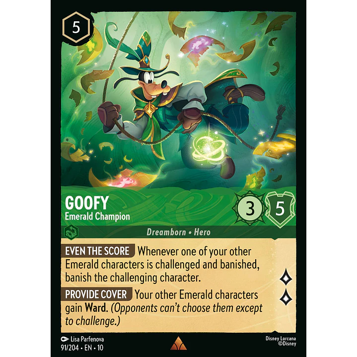 091/204 Goofy - Emerald Champion 1