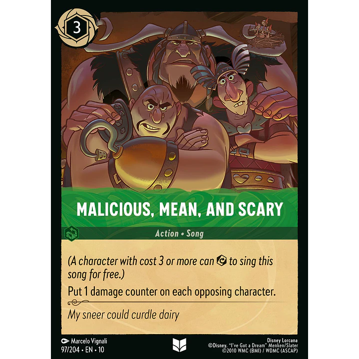 097/204 Malicious, Mean, and Scary 1