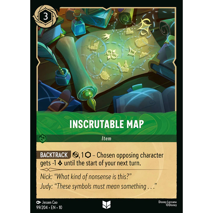 099/204 Inscrutable Map 1