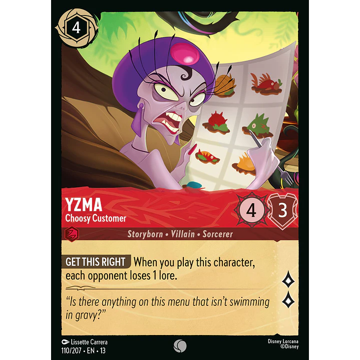 110/204 Yzma - Choosy Customer 1