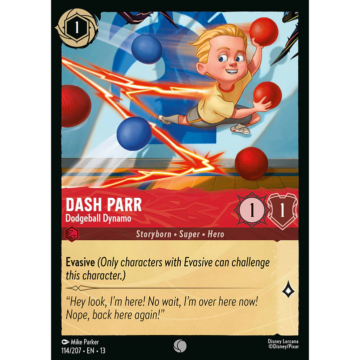 114/204 Dash Parr - Dodgeball Dynamo 1