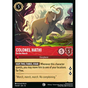116/204 Colonel Hathi - On the March