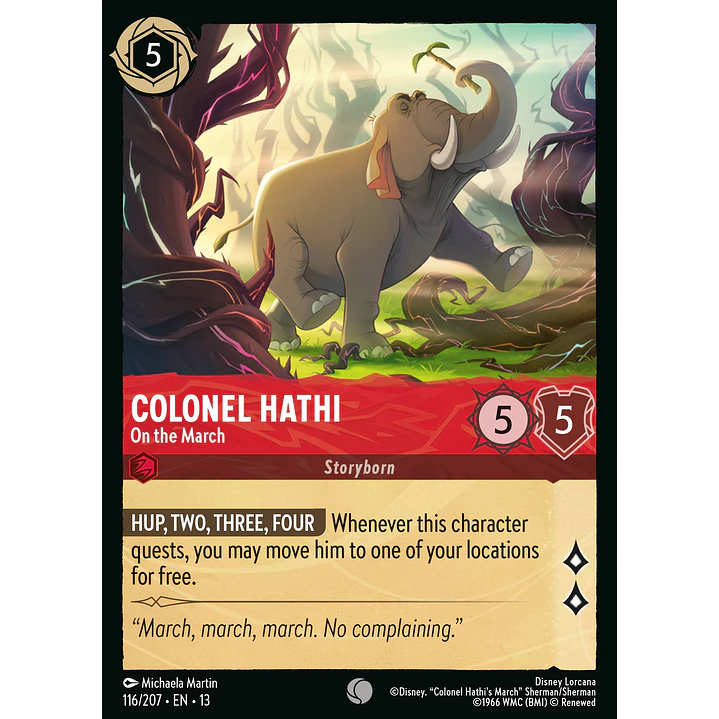 116/204 Colonel Hathi - On the March 1