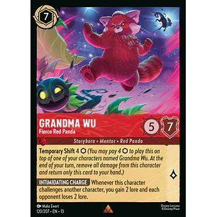 120/204 Grandma Wu - Fierce Red Panda