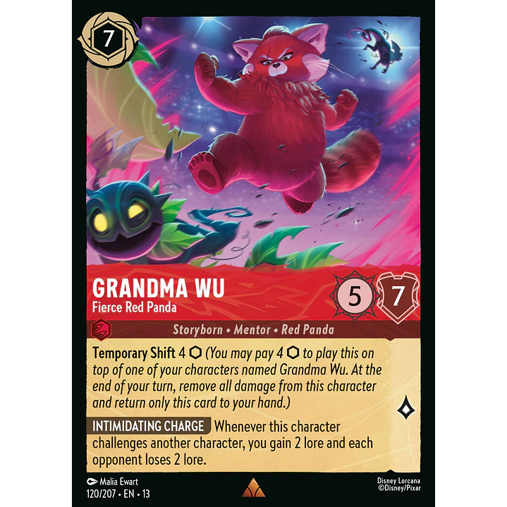 120/204 Grandma Wu - Fierce Red Panda 1