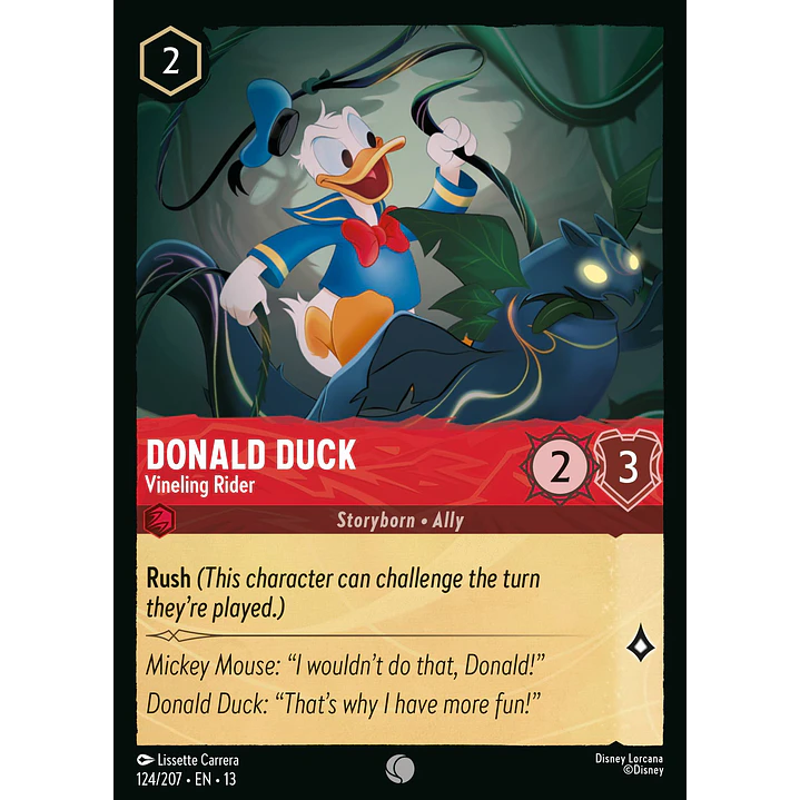 124/204 Donald Duck - Vineling Rider 1
