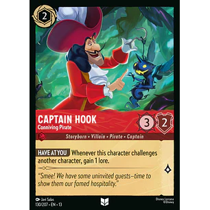 130/204 Captain Hook - Conniving Pirate