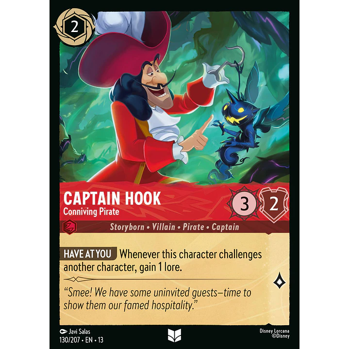 130/204 Captain Hook - Conniving Pirate 1