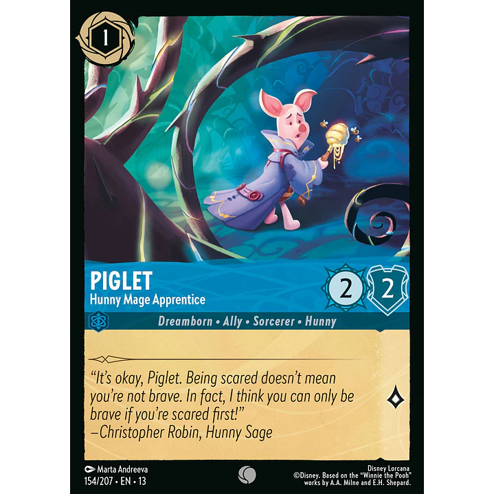 154/204 Piglet - Hunny Mage Apprentice 1