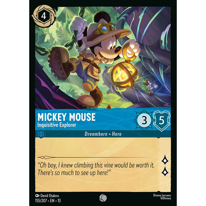 155/204 Mickey Mouse - Inquisitive Explorer 1