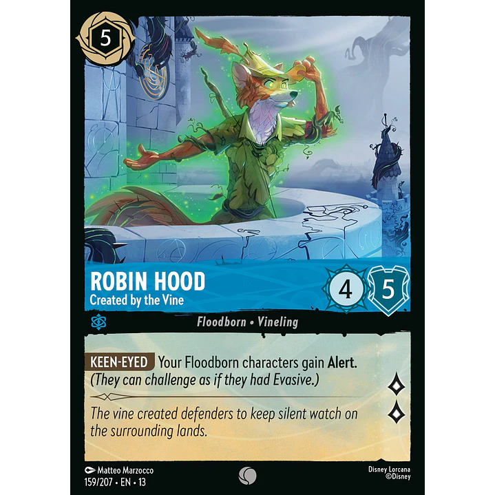 159/204 Robin Hood - Created by the Vine 1