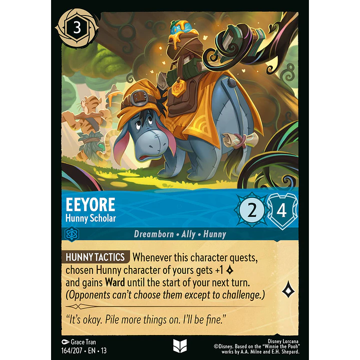 164/204 Eeyore - Hunny Scholar 1