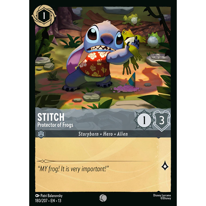 180/204 Stitch - Protector of Frogs 1