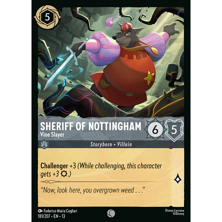 181/204 Sheriff of Nottingham - Vine Slayer 1