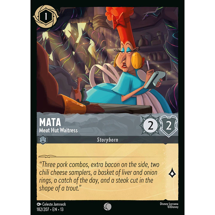 182/204 Mata - Meat Hut Waitress 1