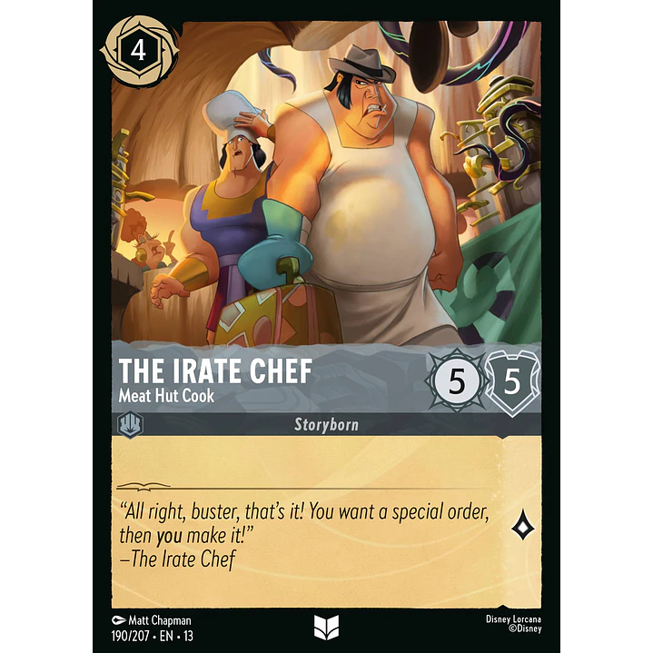 190/204 The Irate Chef - Meat Hut Cook 1