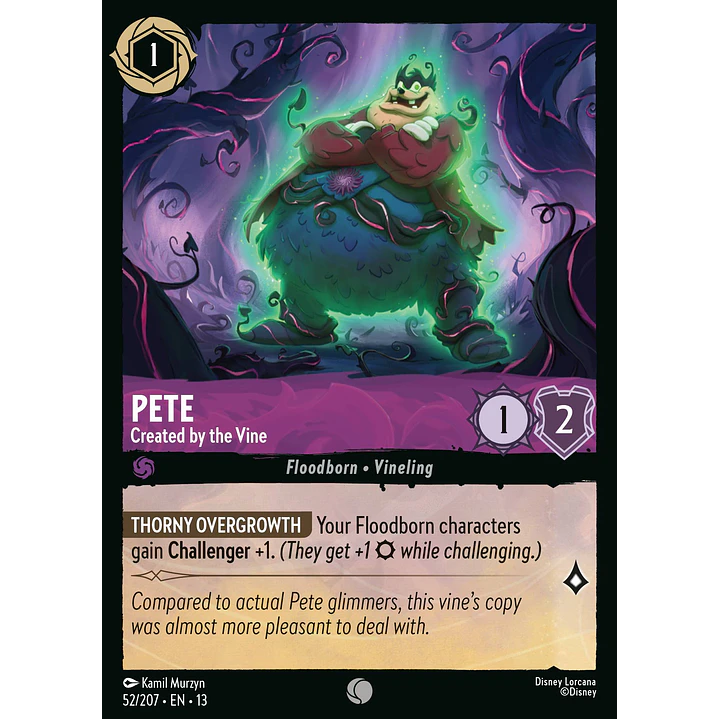 052/204 Pete - Created by the Vine 1