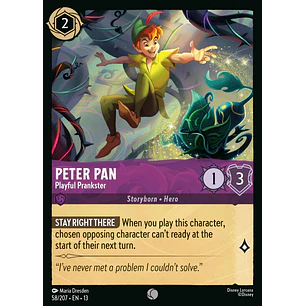 058/204 Peter Pan - Playful Prankster