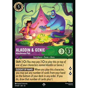 059/204 Aladdin & Genie - Mischievous Pals