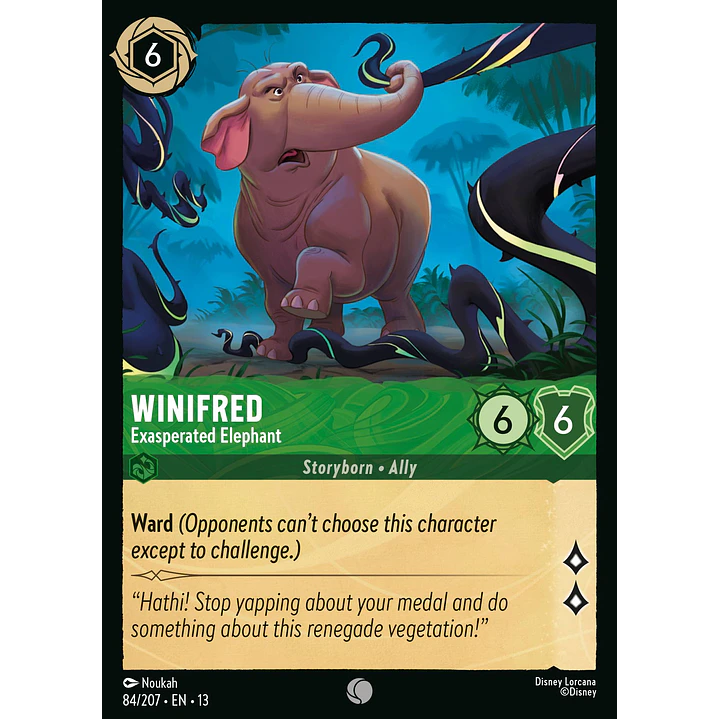 084/204 Winifred - Exasperated Elephant 1