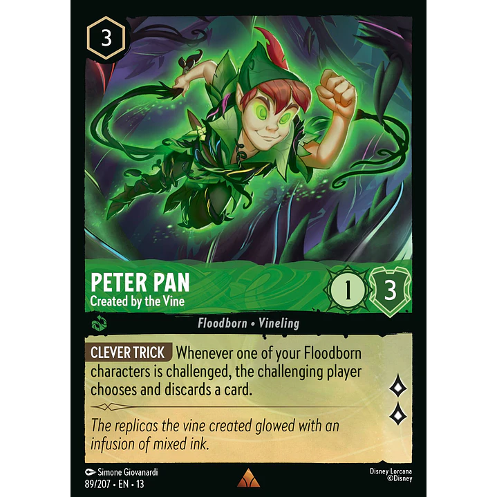 089/204 Peter Pan - Created by the Vine 1