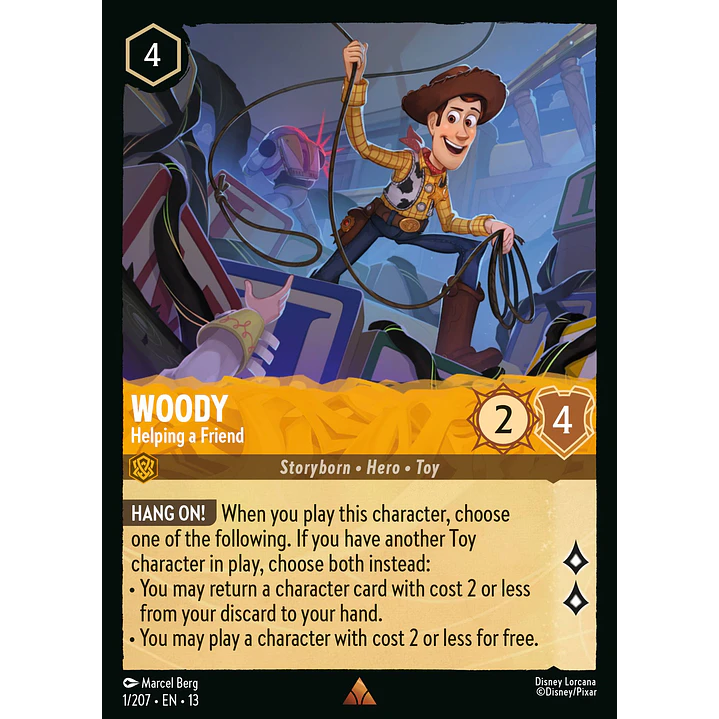 001/204 Woody - Helping a Friend 1