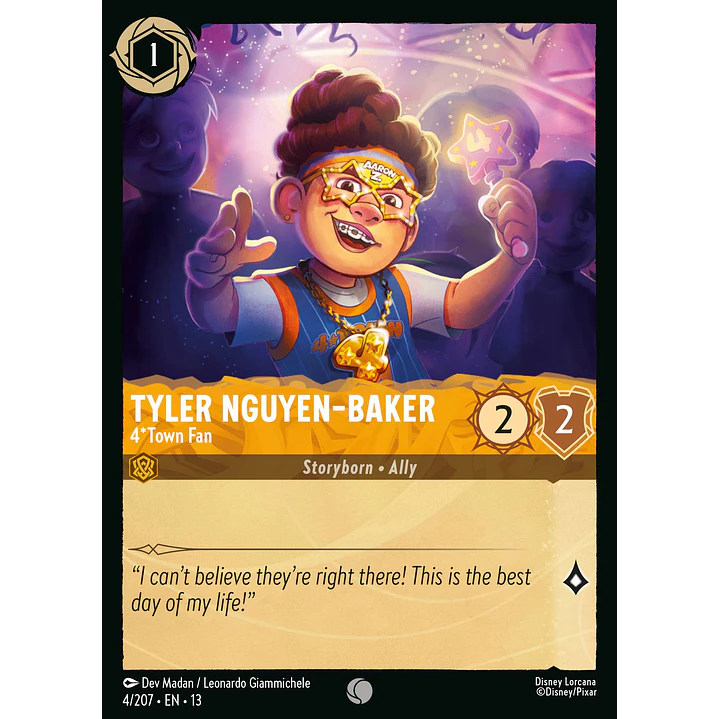 004/204 Tyler Nguyen-Baker - 4*Town Fan 1