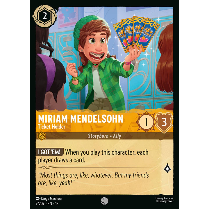 009/204 Miriam Mendelsohn - Ticket Holder 1