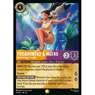 027/204 Pocahontas & Meeko - Adventurous Friends