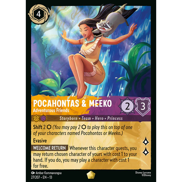 027/204 Pocahontas & Meeko - Adventurous Friends 1