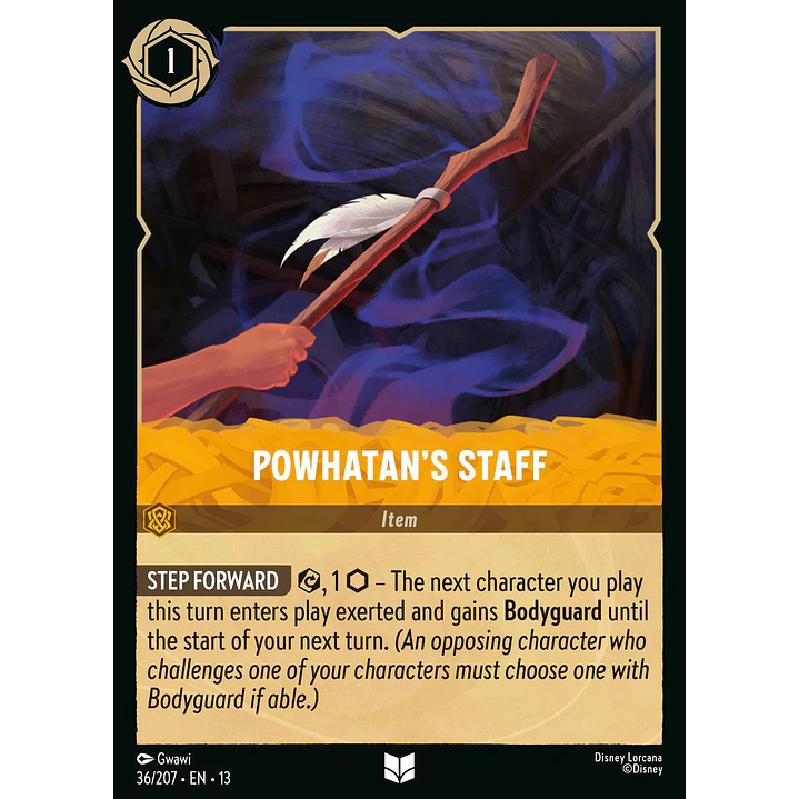 036/204 Powhatan's Staff 1