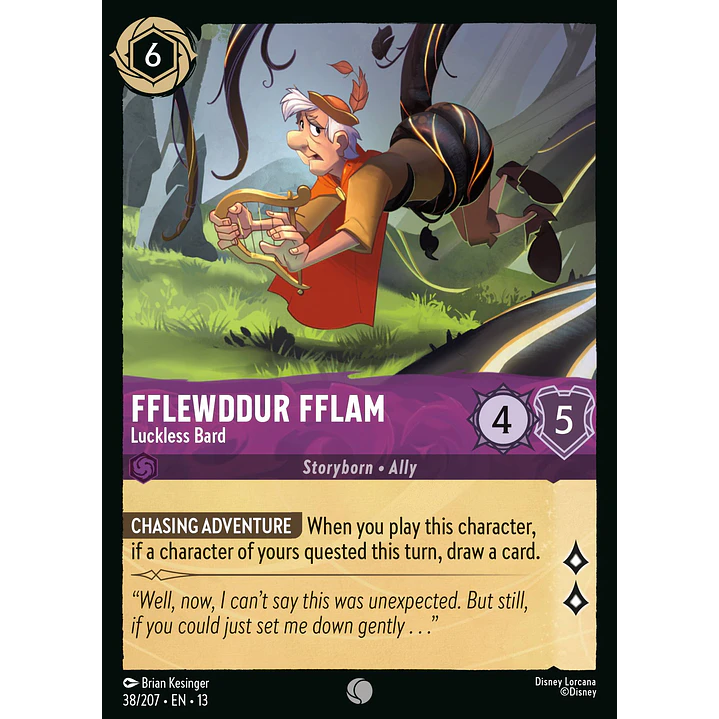 038/204 Fflewddur Fflam - Luckless Bard 1