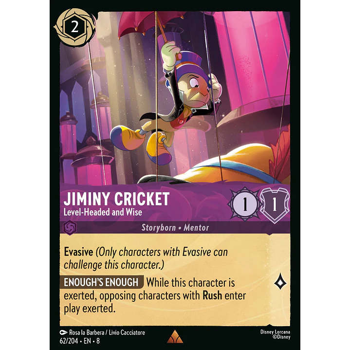 062/204 Jiminy Cricket - Level-Headed and Wise 1
