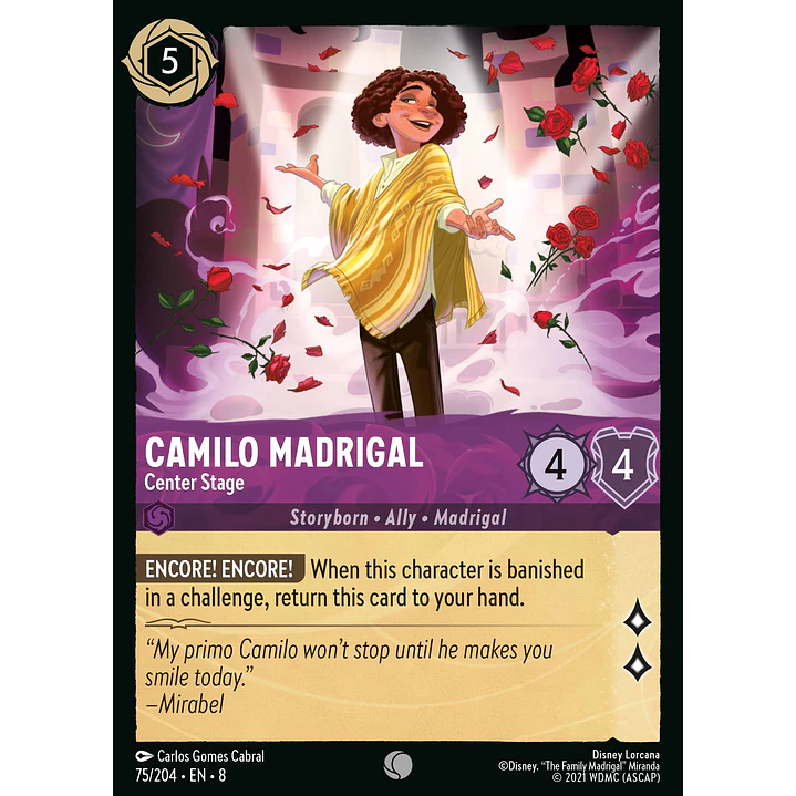 075/204 Camilo Madrigal - Center Stage 1