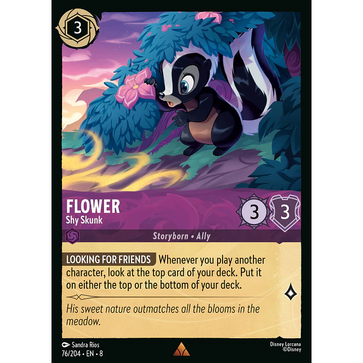 076/204 Flower - Shy Skunk 1