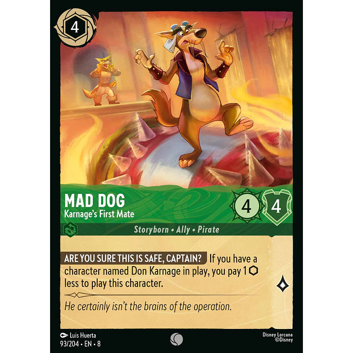 093/204 Mad Dog - Karnage's First Mate 1