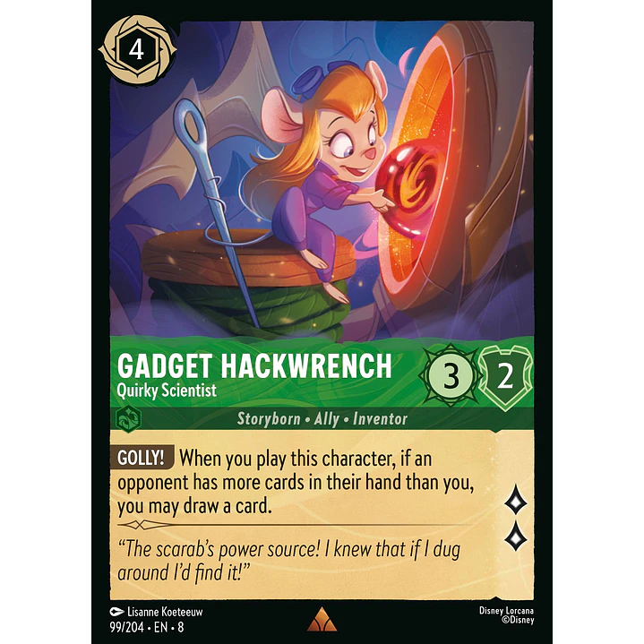 099/204 Gadget Hackwrench - Quirky Scientist 1