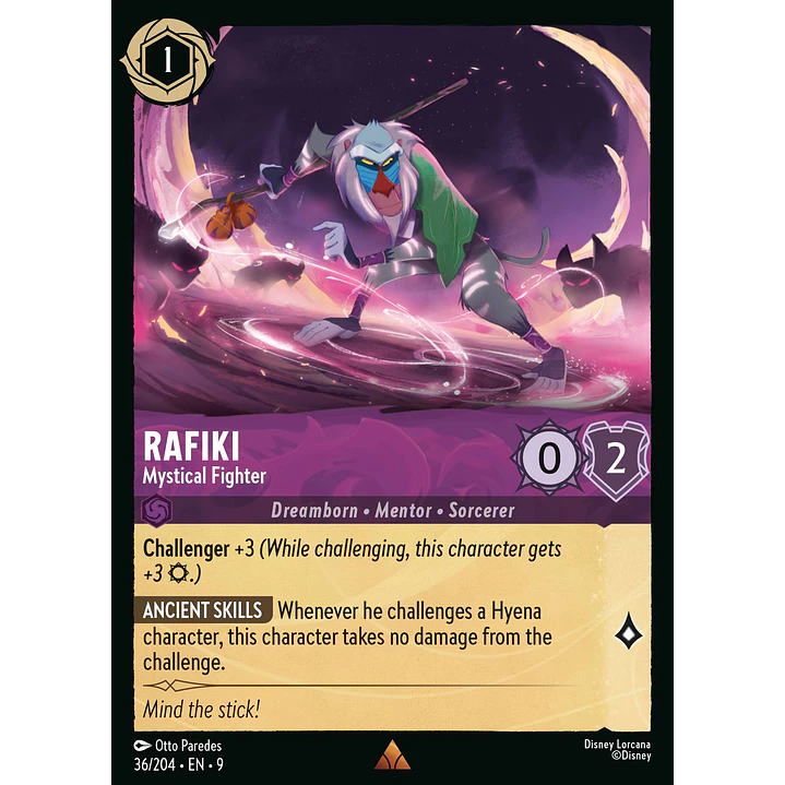 036/204 Rafiki - Mystical Fighter 1