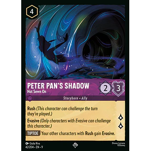 042/204 Peter Pan's Shadow - Not Sewn On