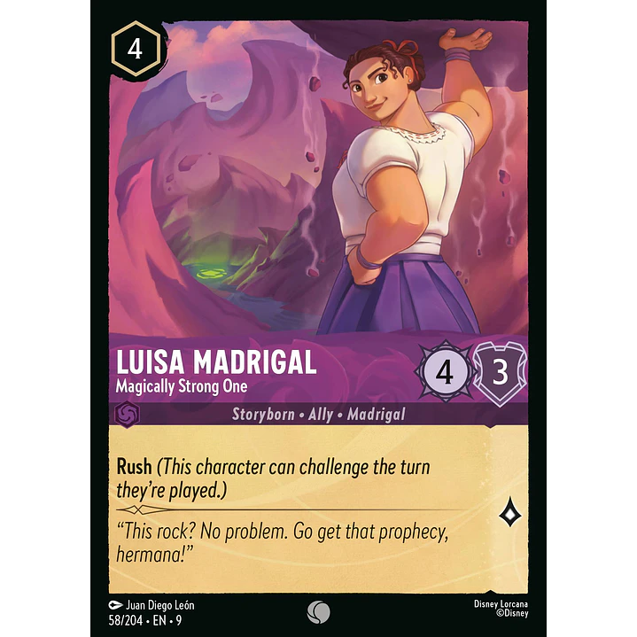 058/204 Luisa Madrigal - Magically Strong One 1