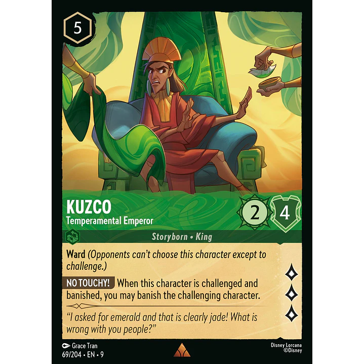 069/204 Kuzco - Temperamental Emperor 1