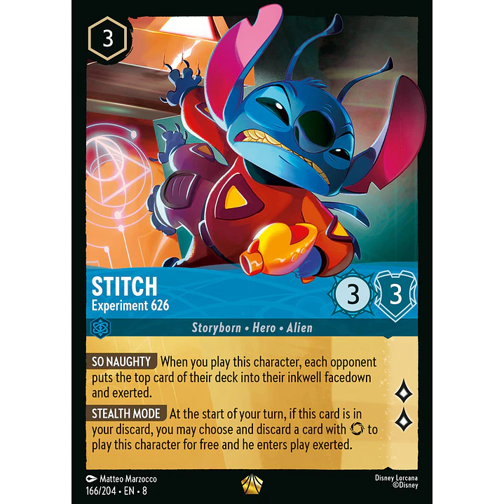 166/204 Stitch - Experiment 626 1