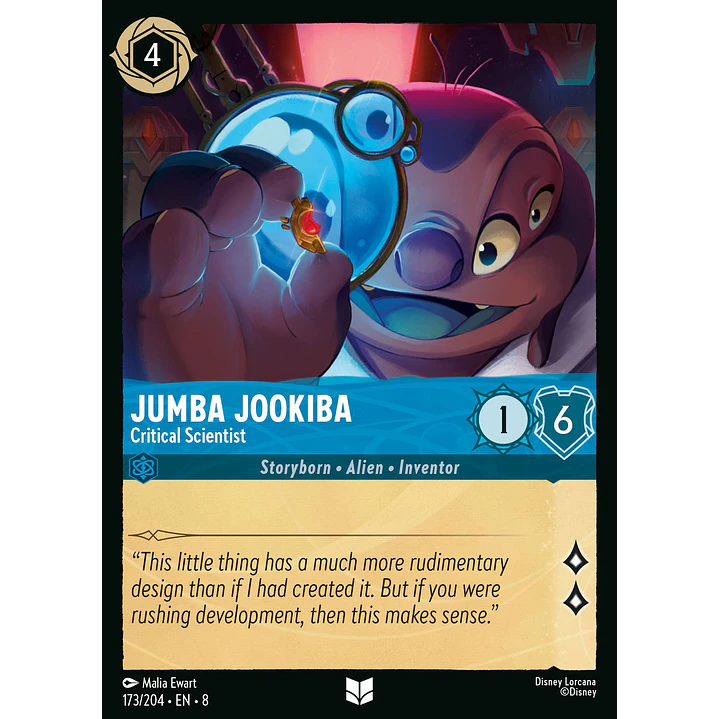 173/204 Jumba Jookiba - Critical Scientist 1