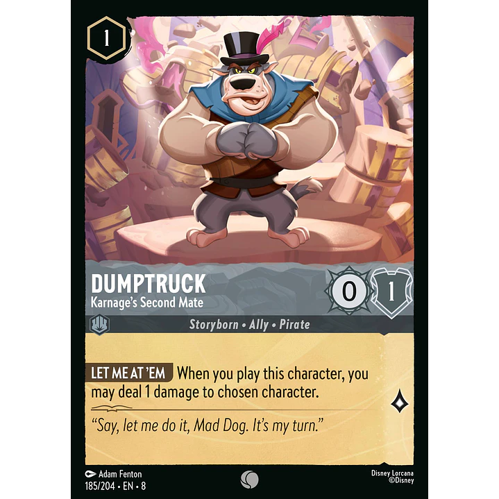 185/204 Dumptruck - Karnage's Second Mate 1