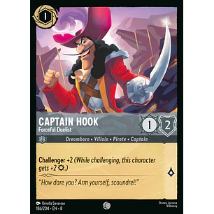 186/204 Captain Hook - Forceful Duelist