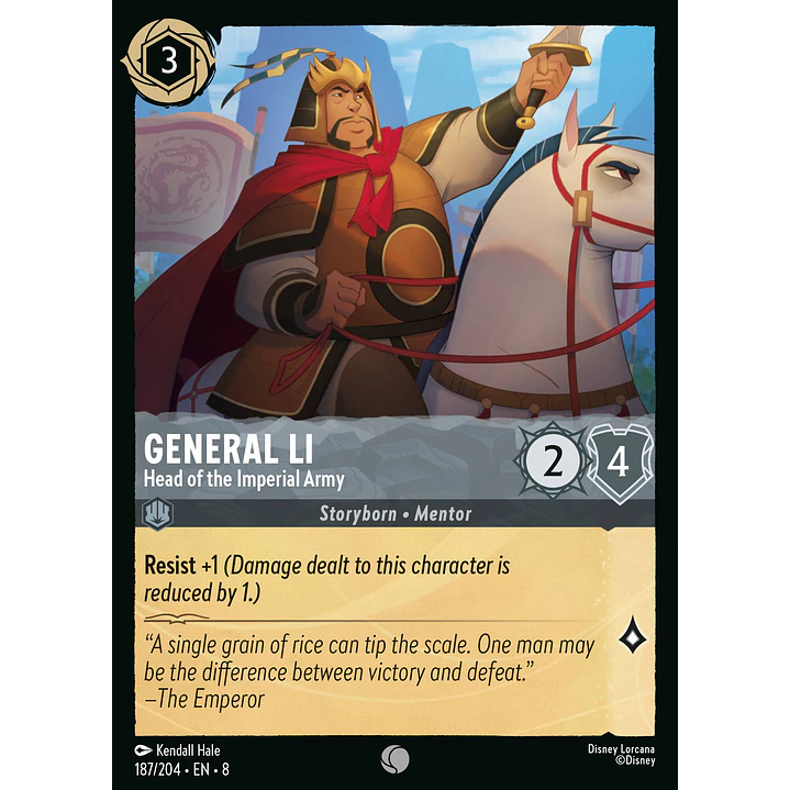 187/204 General Li - Head of the Imperial Army 1