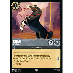 193/204 Khan - War Horse
